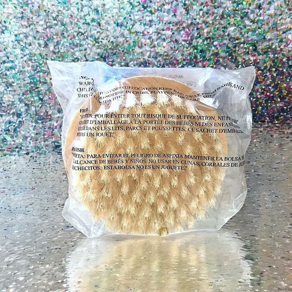 Birchbox Wooden Body Brush with Birchbox Logo New In Package
